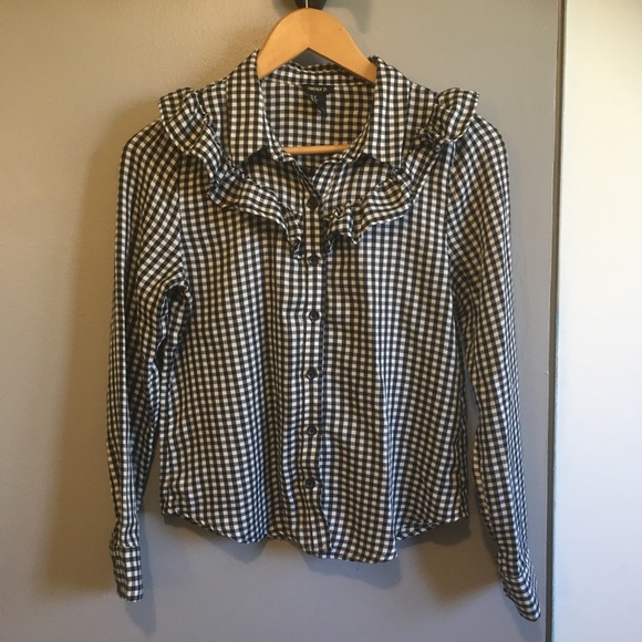 SALE ⚡️3/20⚡️ Forever 21 gingham blouse western - Picture 1 of 4